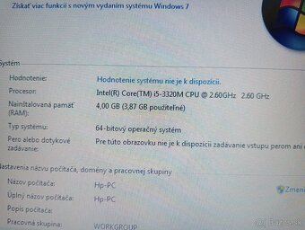 HP elitebook 8470p / 4gb ram / Intel core i5 / ssd / Win 7 - 7