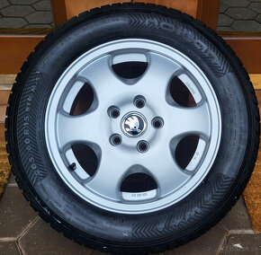 zimné alu R15 5x112 Octávia, pneu 195/65, VW Golf, Seat Leon - 7