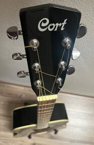 Čierna akustická gitara Cort AD-870 - 7