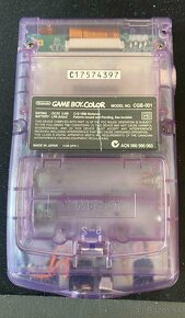 GameBoy Color Clear Purple IPS displej - 7