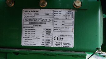 JOHN DEERE T660 - 7