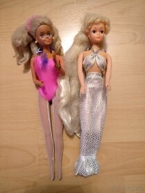 Barbie kôň, bábiky a nábytok - kúpeľňa, posteľ - 7