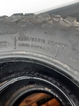 Pneumatiky terénne 285/65R18 Bfgoodrich perfektný stav - 7