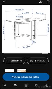 Rozkladaci stol Ikea - 7