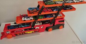 Predám HOTWHEELS kamión na 50ks áut - 7