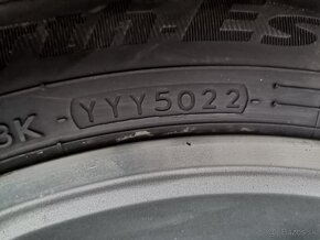 Alu disky 5x100 R16 VW + 205/55 R16 zánovné letné pneumatiky - 7