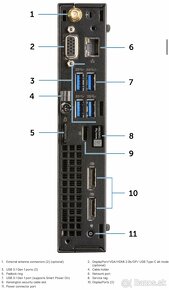 DELL OptiPlex 7060 Micro i5-8500T/16GB RAM/256GB NVMe+1000GB - 7