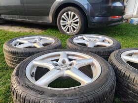 Disky 17" 5x108 7Jx17 + Letné Pneumatiky Barum R17 235/45 - 7