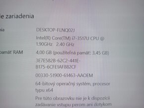 predám základnú dosku pre Asus zenbook UX31A - 7