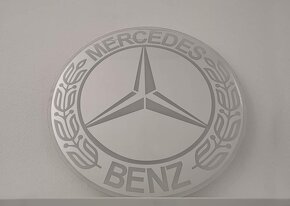 Predám Led zrkadlové logo(obraz) Mercedes-benz - 7