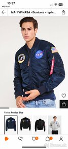 Bunda ALPHA INDUSTRIES MA-1 VF NASA, bombera - 7