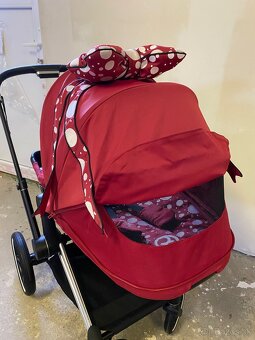 Športový kočík Cybex Priam Chrome Black - Petticoat Red - 7