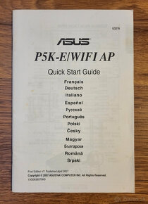 PREDÁM Dosku ASUS P5K-E WIFI AP s.775 - 7