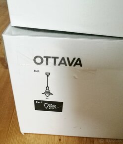 Ikea OTTAVA závesná lampa (strieborná) - 7