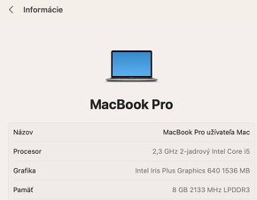 Predam MacBook Pro 13,3”, 8GB/256GB, Space Gray - 7