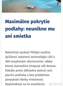 Predám nový robotický vysávač Philips XU2100/20 - 7