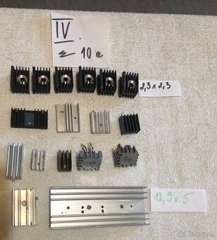 Hliníkové chladiče,elektrokomponenty - 7