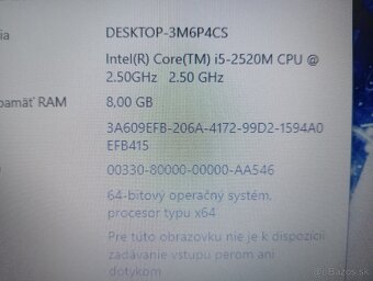 predám HP probook 6460b/ 8gb ram / Intel core i5 / ssd - 7