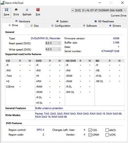 Predám funkčnú EIDE DVD Napaľovačku LG GSA-4160 + prísl. - 7