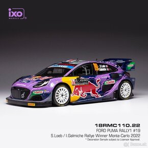 Modely Ford Puma Rally1 1:18 IXO - 7