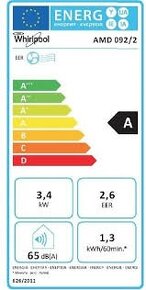 Mobilná klimatizácia Whirlpool Kapacita chladenia 3400 W - 7