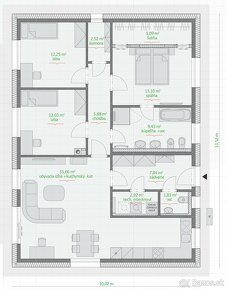 moderný bungalov na 5á pozemku novostavba Čaňa - 7