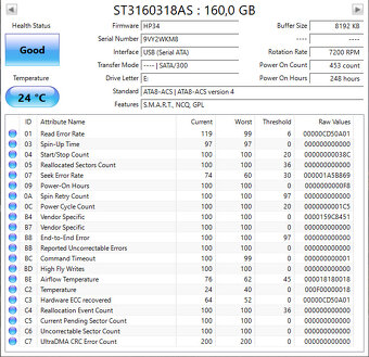 5ks 3,5'' 160GB Seagate SATA 7200rpm - skoro NOVÉ - 7