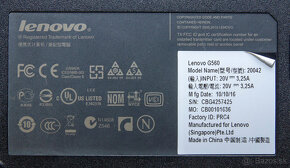 Notebook Lenovo G560  ▌ Intel Core i3 @ 2.40 GHz  ▌ - 7