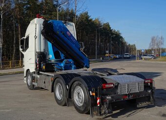 Volvo FH 550 - 6x2 - Tahač+HR-HMF 3220 K-8+Naviják–EURO 6 - 7