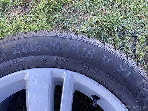 Orig.VW Alu Disky 5x112 6,5jxR16 ET50 205 55 16 zimné - 7