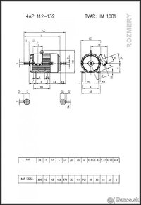 Predám dvojrýchlostný elektromotor 2,2/3kW 380V - 7