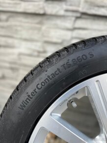 5x112 R19 Original Audi disky + 225/50R19 zimné pneumatiky - 7