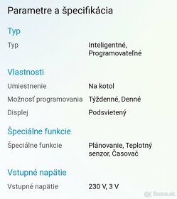 Bezdrôtový termostat BPT32 GST - 7