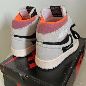 Jordan 1 High Neutral Grey Hyper Crimson 39 - 7