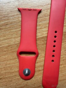 Apple Watch 44/45/46mm RED Sport Band remienok S/M/L - 7