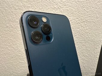 iPhone 12 Pro Pacific Blue 100% Zdravie Batérie TOP STAV - 7