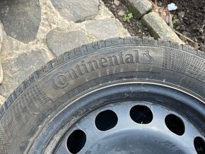 Predám plechové disky 5x112 so zimnými pneu 205/55 R16 - 7