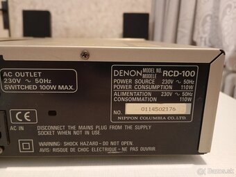 cd receiver DENON RCD-100 - 7