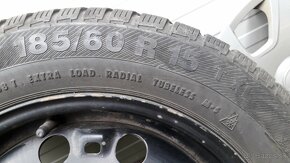 Škoda Rapid, Fabia - 5x100 zimné komplety - 185/60 R15 - 7