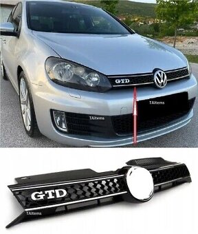 Listy predna maska VW Golf 6 GTD - 7