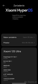 Predám Xiaomi 12s Ultra - 8/256 - 7