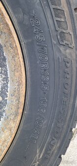 Predám pneu 245/70R19,5  136/134M zadné aj z diskami - 7