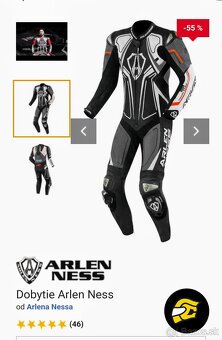 Kožená kombinéza ARLEN NESS, ALPINESTARS - 7