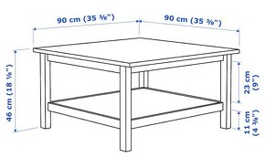 HEMNES Konferenčný stolík IKEA - 7