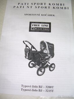 kočárek PATI SPORT COMBI Free line Collektion - 7