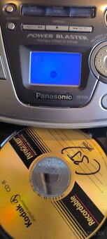 Predám prenosné rádio/ CD-MP3/magnetofón Panasonic - 7