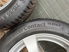 Zimný set VW 5x112, 215/55 R17 Continental TS870P - 7