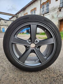 zimní r18" Alu kola disky opel bmw 5x120 8jx18 et3 - 7