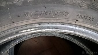 2 ks ZIMNÉ 215/60 R17 99H FIRESTONE cca 7 mm - LEN 35.-€/kus - 7