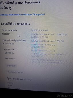 notebook HP EliteBook 8440p - 7